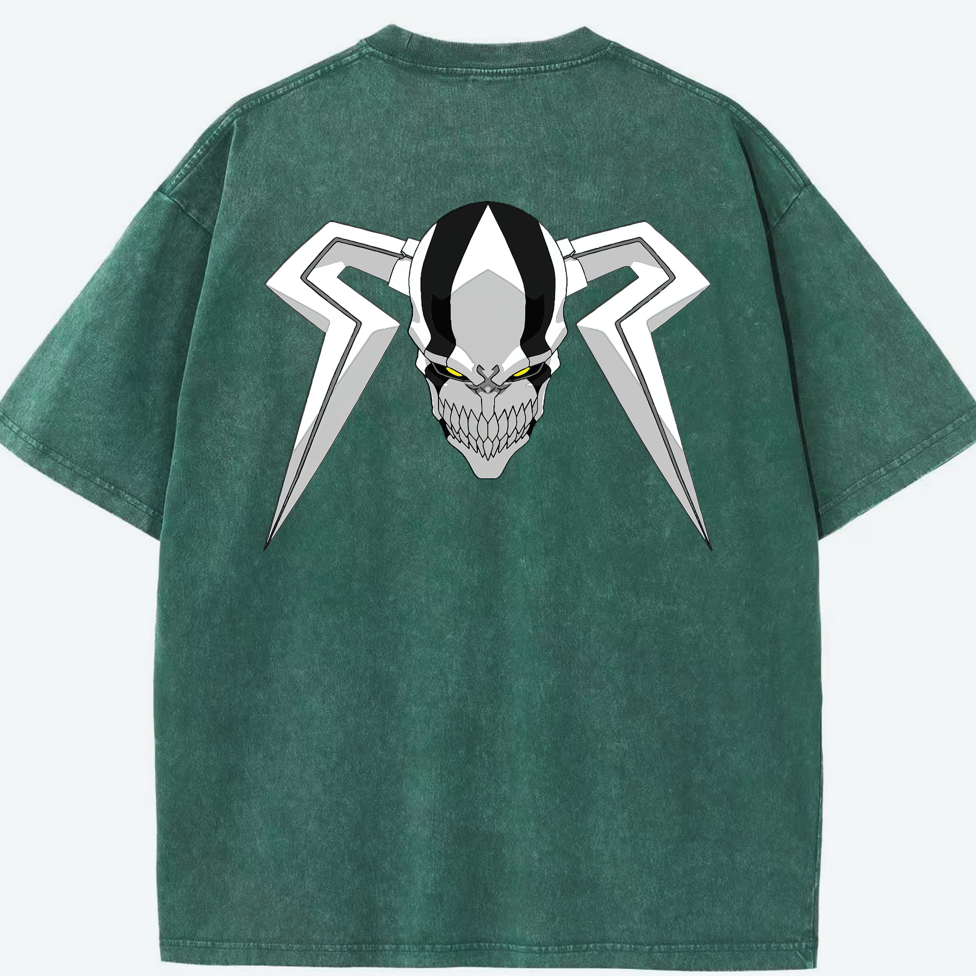 （画像用） ブリーチ 黒崎一護（くろさき いちご）BLEACH Kurosaki Ichigo 綿100% ヴィンテージ風 半袖Tシャツ（背面プリント）